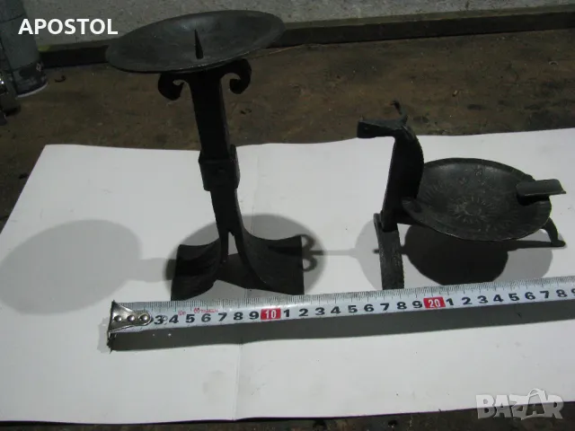 свещник пепелник ковано желязо 