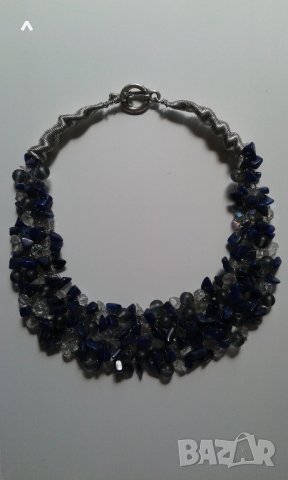 Авторско колие с полускъпоценни камъни, снимка 2 - Колиета, медальони, синджири - 27181101