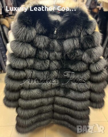 Дамски палта 6в1 и 3в1 от естествена кожа и лисица, снимка 4 - Якета - 39464970