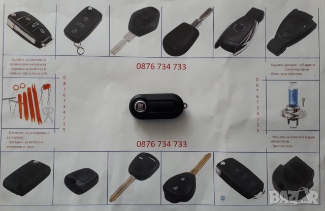 Кутийка за ключ на Фиат