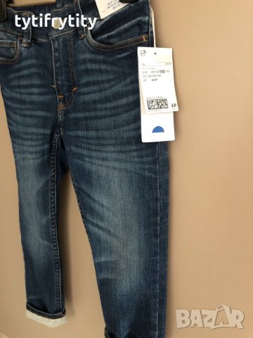 H&M дънки/анурак 4/5г, снимка 3 - Детски панталони и дънки - 32245619