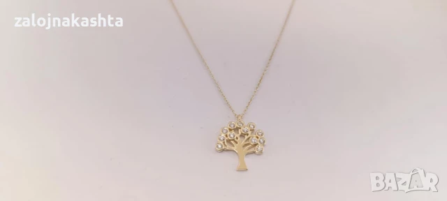 Ново Златно колие-2,11гр/14кр, снимка 3 - Колиета, медальони, синджири - 51325627