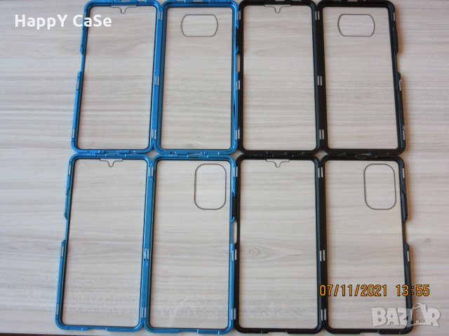 Двоен 360 градуса магнитен кейс калъф за Xiaomi Poco X3 / Pro / M3 Pro / M3, снимка 8 - Калъфи, кейсове - 34111206
