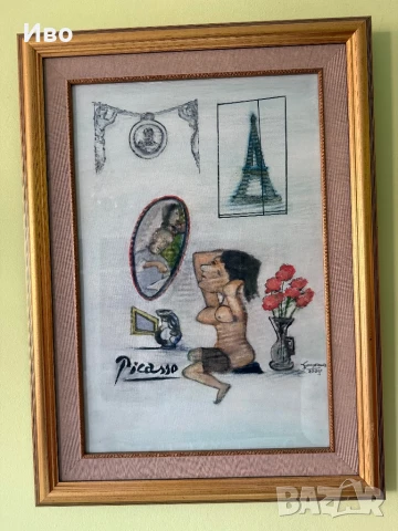 Картини масло върху платно, натюрморт,портрети и пейзажи от Доц д-р Христо Иванов Сапунджиев част 2, снимка 4 - Картини - 50676301