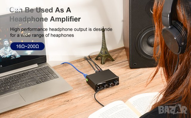 AIYIMA DAC A2 , мини ДАК с усилвател за слушалки и звукова карта HiFi + Гаранция, снимка 16 - Ресийвъри, усилватели, смесителни пултове - 43097801