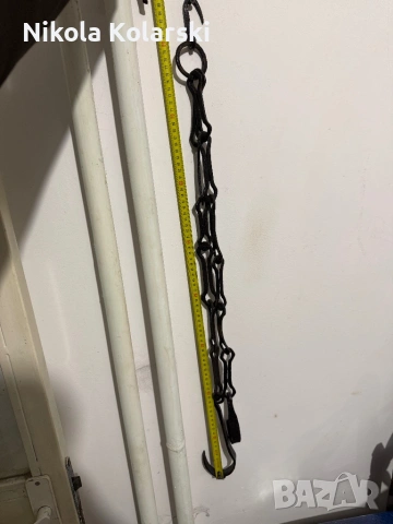 Старинки, медни/бакърени тенджери, синия, синджир и букай, снимка 8 - Антикварни и старинни предмети - 53252774