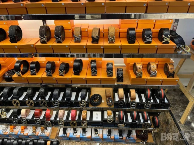 колани от естествена кожа в кутия louis vuitton hermes gucci guess celine chanel prada , снимка 4 - Колани - 50693657