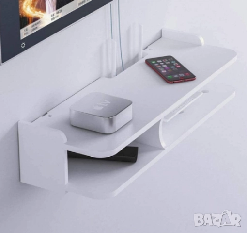 Стенен органайзер GREATON – за Wi-Fi рутер, дистанционно управление и други аксесоари, снимка 4 - Други стоки за дома - 52098768