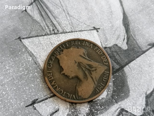 Монета - Великобритания - 1 пени | 1896г., снимка 2 - Нумизматика и бонистика - 36632873