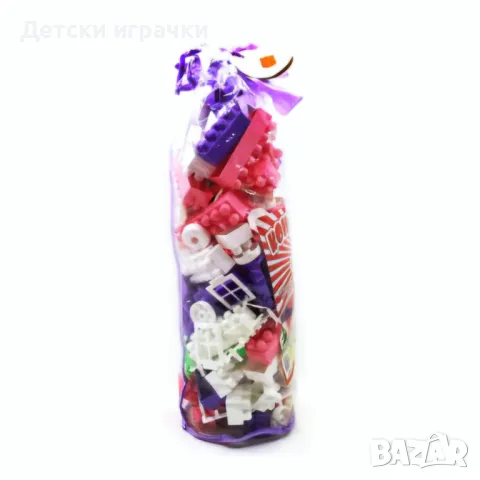 Конструктор за деца влак 136 части, средно големи елементи , снимка 4 - Конструктори - 49510663