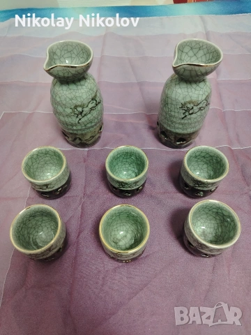 К-за саке Somayaki soma GOLD HORSE HEART, снимка 7 - Сервизи - 53479842