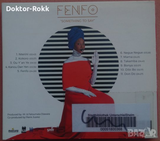 Fatoumata Diawara – Fenfo - Something To Say (CD, 2018), снимка 4 - CD дискове - 38675094