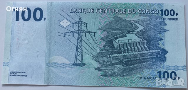 100 франка 2007 Конго, UNC