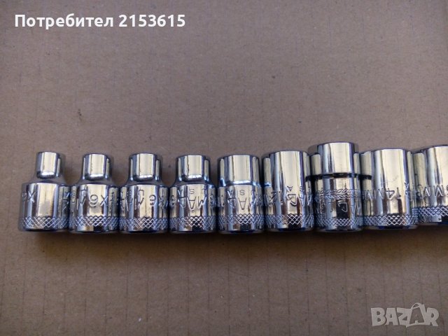 Mac Tools 13 броя 3/8 качествени 6 стенни къси камъни вложки, снимка 6 - Гедорета - 43585487