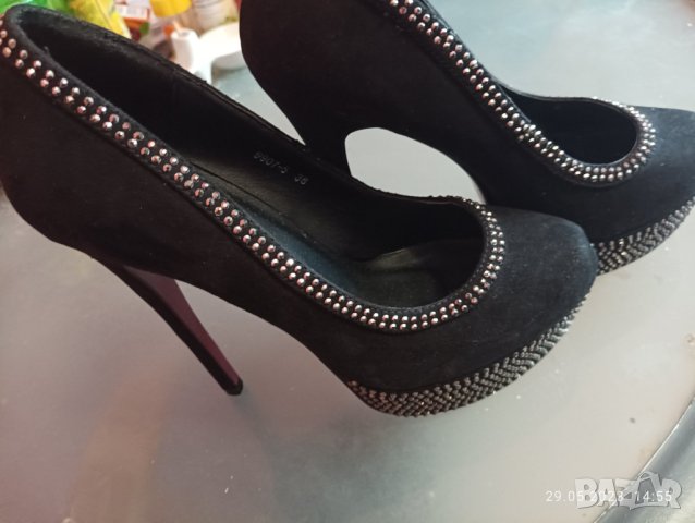 Дамски обувки висок ток, снимка 3 - Дамски елегантни обувки - 40862275