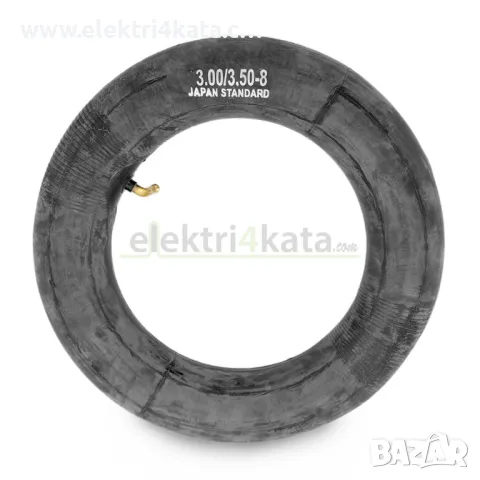 Вътрешна гума 3.00-8 (крив вентил 90°), снимка 2 - Части - 48228757