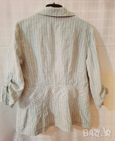 Ленено дамско сако - удобно и стилно, снимка 2 - Якета - 50911072