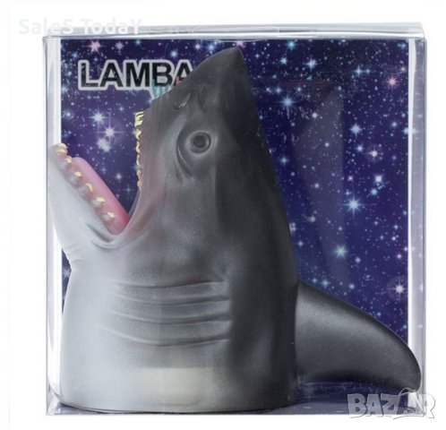 Нощна лампа Акула, Shark, 15x9.5x15см, снимка 2 - Детски нощни лампи - 43086165