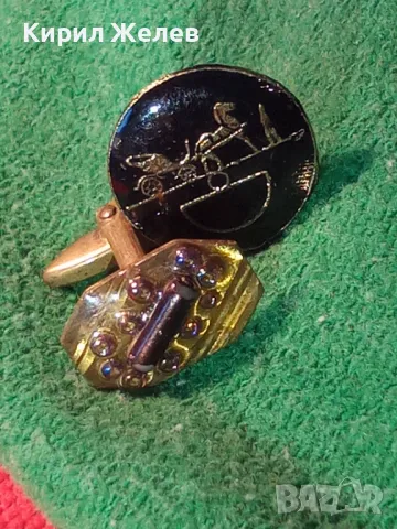 ДВЕ СТАРИ КОЛЕКЦИОНЕРСКИ ЗЛАТИСТИ РЕТРО КОПЧЕТА За РЪКАБЕВИ БУТОНЕЛИ 45674, снимка 11 - Антикварни и старинни предмети - 47123111