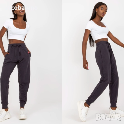 Дамски спортен панталон BASIC FEEL GOOD с маншети, 6цвята , снимка 12 - Панталони - 51704004