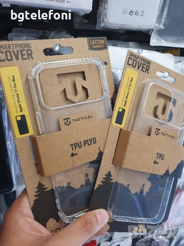 iPhone 17 Pro , iPhone 17 Pro Max прозрачни гърбове TACTICAL