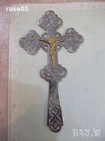 Кръст от медицинска стомана и разпятие от бронз - 153,78 гр.