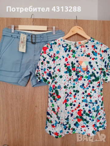 Ted Baker /Polo Ralph Lauren къси пант. и блуза с къс ръкав