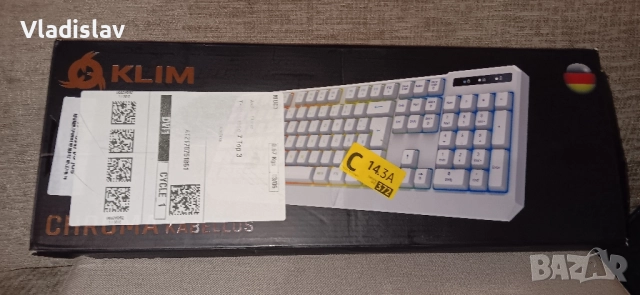 Безжична геймърска клавиатура KLIM, снимка 2 - Клавиатури и мишки - 52160472