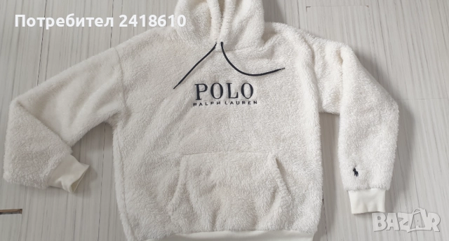 POLO Ralph Lauren Pile Fleece Jumper Hoodie Mens Size S / M  ОРИГИНАЛ! Мъжко Горнище!, снимка 10 - Спортни дрехи, екипи - 52881468