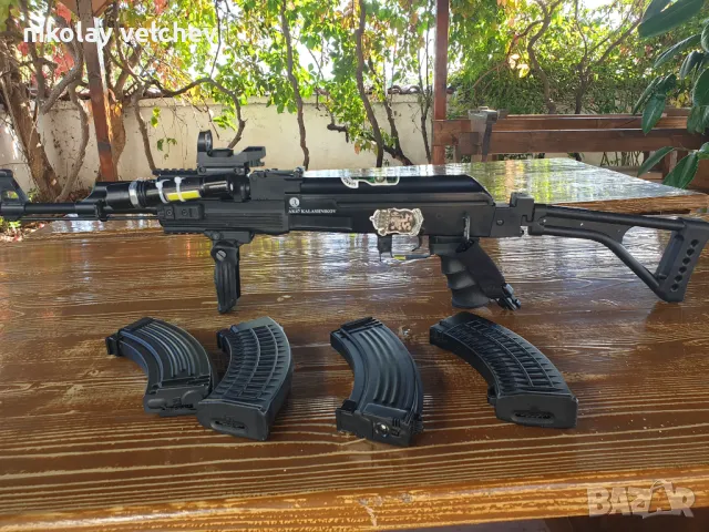  Продавам airsoft реплика ак-47, снимка 4 - Екипировка - 47500962