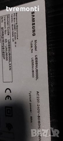 оригинална стойка BN61-15598X телевизор Samsung модел UE55NU8000L, снимка 8 - Стойки, 3D очила, аксесоари - 39724128