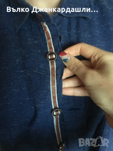 Зимна мъжка риза Massimo Dutti, размер L, снимка 3 - Ризи - 53151173