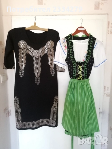 Женска Баварска носия, супер състояние. Рокля с персийски фолклорни мотиви. , снимка 12 - Антикварни и старинни предмети - 51298714