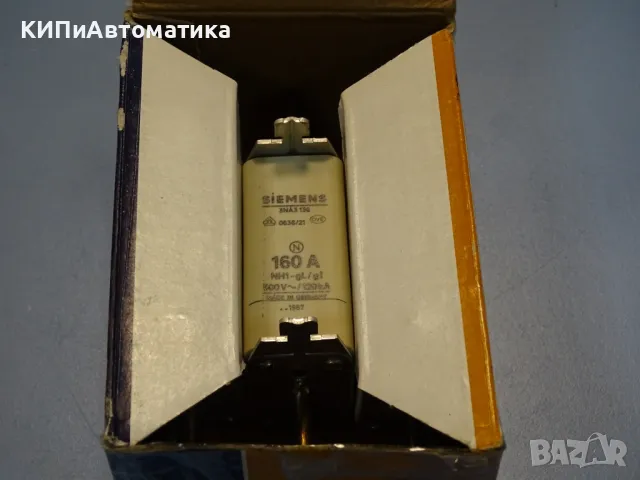 Предпазител Siemens 3NA3136 HRC-Fuse160A 500VAC, снимка 7 - Резервни части за машини - 47790711