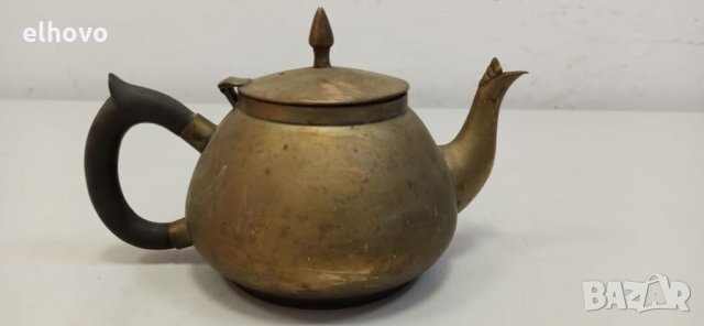 Месингов чайник, снимка 5 - Антикварни и старинни предмети - 32717567