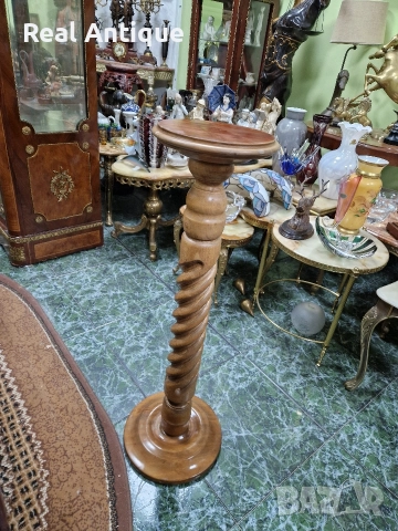 Уникална антикварна френска дървена колона , снимка 7 - Антикварни и старинни предмети - 52926910