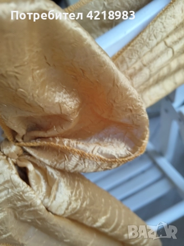 Златни панделки за столове за продажба, снимка 3 - Декорация - 51711684