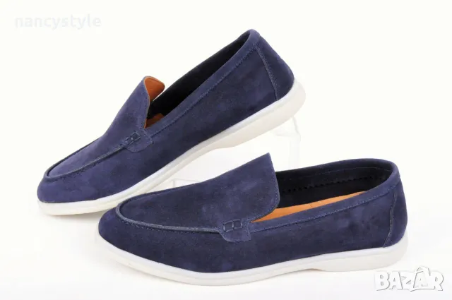 НОВО! Мъжки мокасини от естествен велур - Три цвята, снимка 10 - Мокасини - 49783486