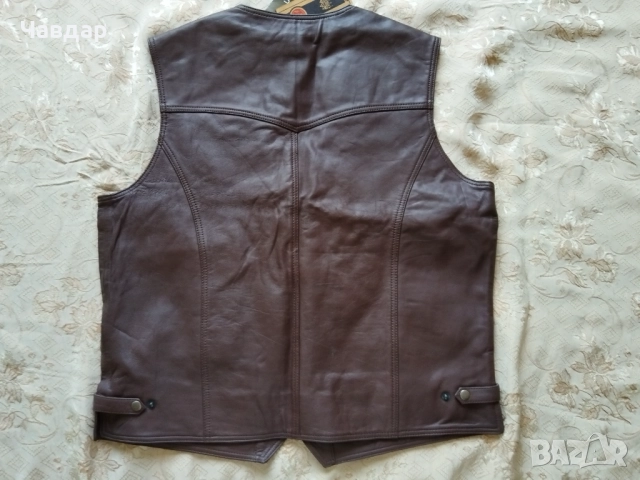 Кожен елек URBAN 5884 - размер XXL, снимка 3 - Други - 51452638