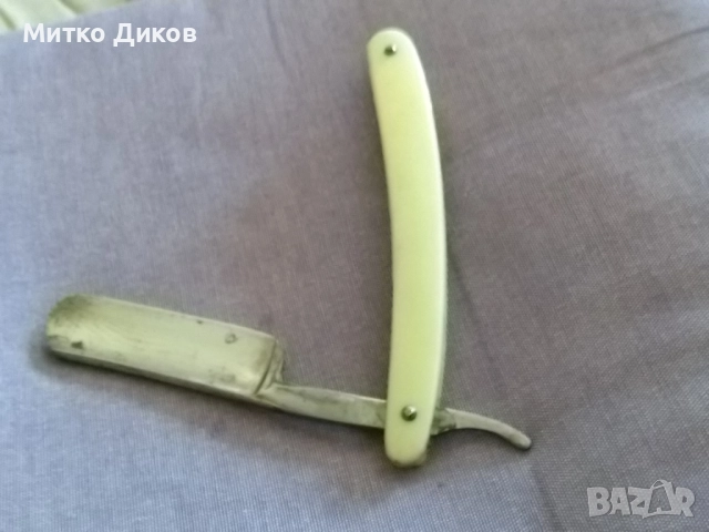 Ларк марков бръснач 8.5х2см острие винтидж отличен, снимка 8 - Антикварни и старинни предмети - 51724584