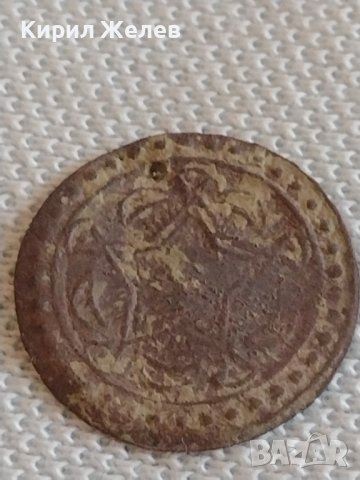 Стар КОРАБЕН ЖЕТОН над стогодишен рядък бронз мед за КОЛЕКЦИОНЕРИ 42509