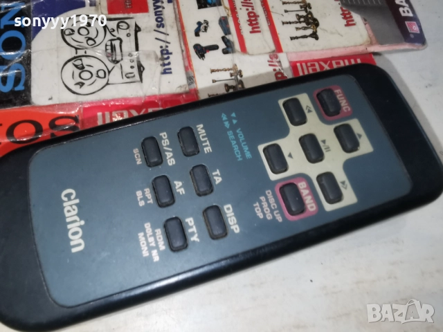 CLARION RCB-130 AUDIO REMOTE-ВНОС SWISS 2612250937, снимка 2 - Други - 52901956