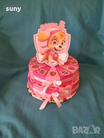 Картонена торта Пес Патрул Скай , снимка 6 - Други - 26305157