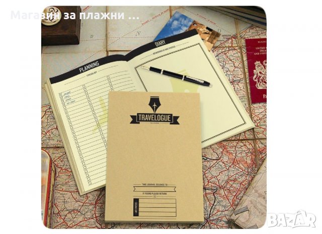 Дневник на Пътешественика Travelogue със Скреч Карти, снимка 3 - Други стоки за дома - 26845190