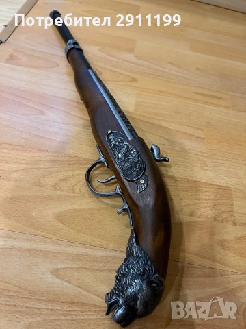 Реплика на кремъчен пистолет, снимка 6 - Антикварни и старинни предмети - 43143847