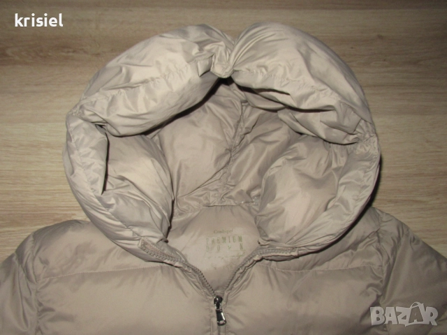 ПУХЕНКА ОЛЕКОТЕНО ЯКЕ С ГЪШИ ПУХ--XL номер, снимка 3 - Якета - 52302497