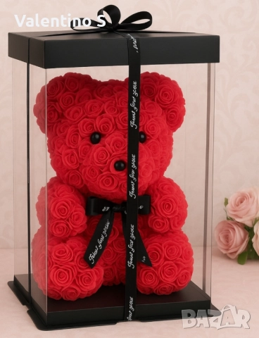 Мече от рози – Перфектният подарък за всеки повод! 🌹🧸