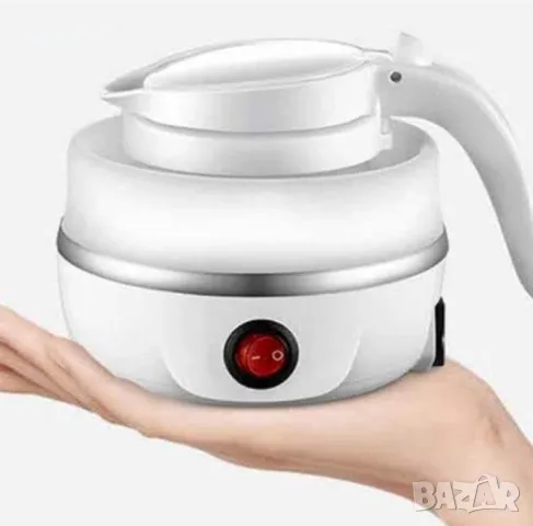 Сгъваема електрическа кана за пътуване, снимка 17 - Аксесоари за кухня - 49499371