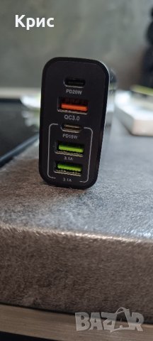 Универсално Fast charge зарядно 65W, снимка 4 - Оригинални зарядни - 42963119