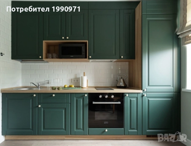 Кухненски шкафове по поръчка. Масив орех, череша, круша, дъб, чинар, акация..., снимка 10 - Шкафове - 52476337